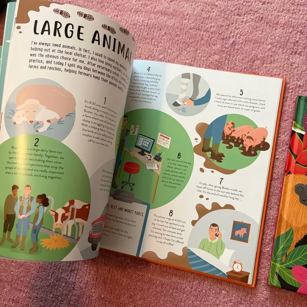 Usborne Kane Miller I Like Animals Jobs & Secrets of the Rain Forest